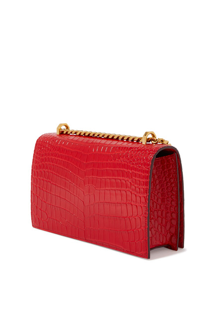Jewelled Leather Satchel